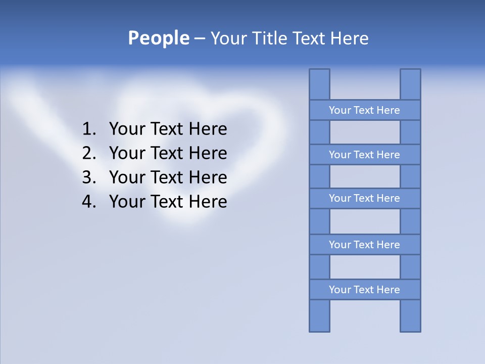 Symbol Blue Air PowerPoint Template