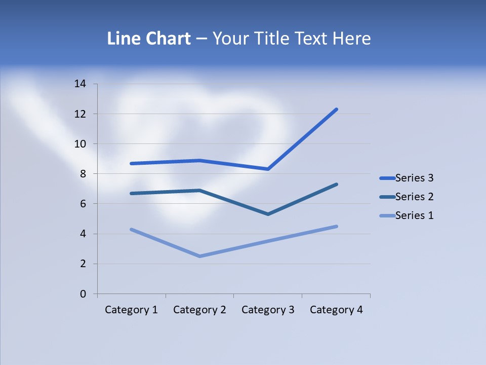 Symbol Blue Air PowerPoint Template
