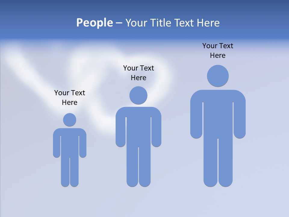 Symbol Blue Air PowerPoint Template