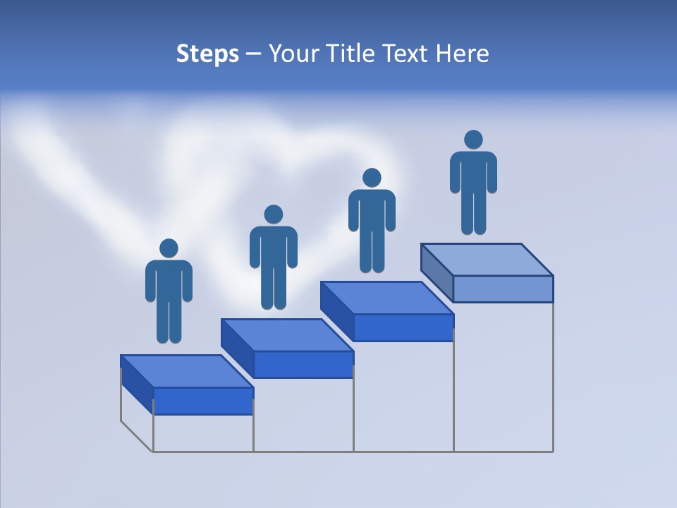 Symbol Blue Air PowerPoint Template