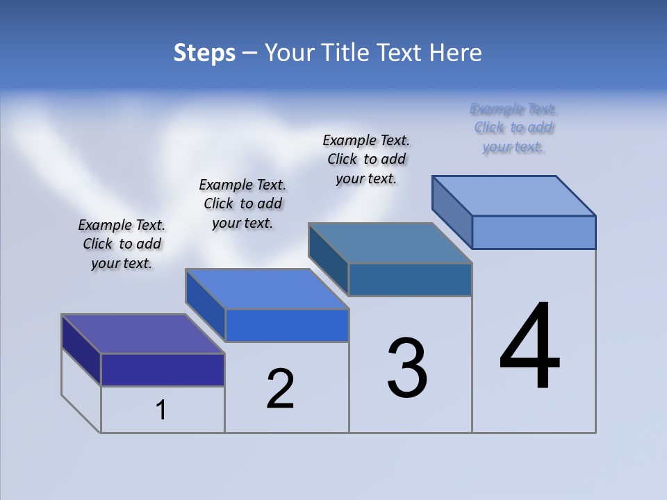 Symbol Blue Air PowerPoint Template