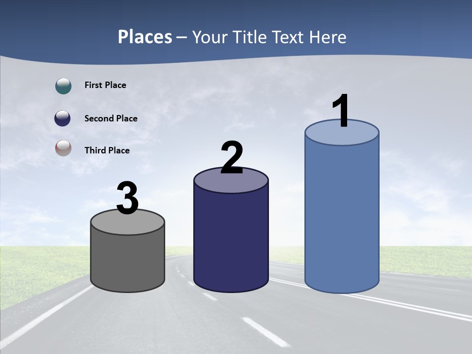Street Motor Sky PowerPoint Template