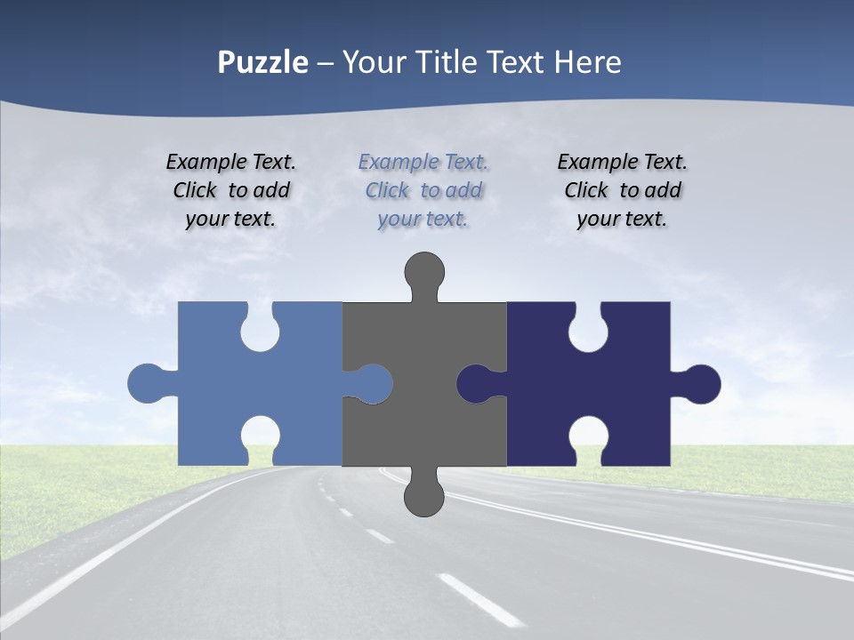 Street Motor Sky PowerPoint Template