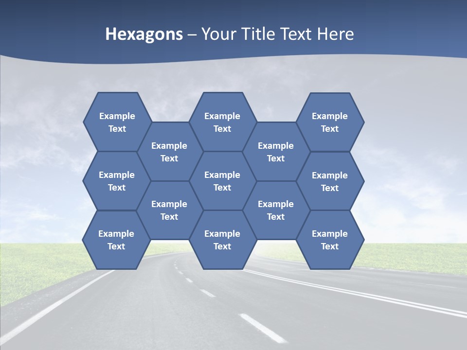 Street Motor Sky PowerPoint Template