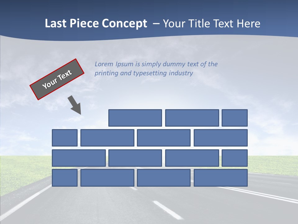 Street Motor Sky PowerPoint Template