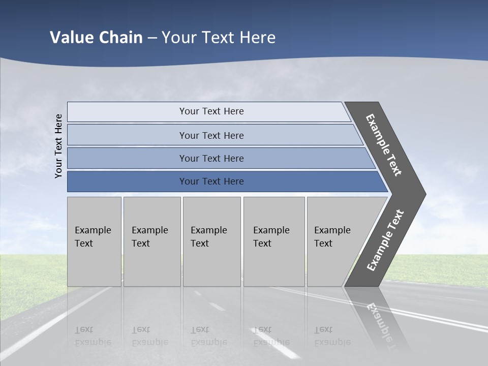 Street Motor Sky PowerPoint Template