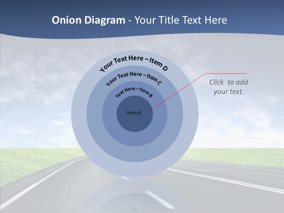 Street Motor Sky PowerPoint Template