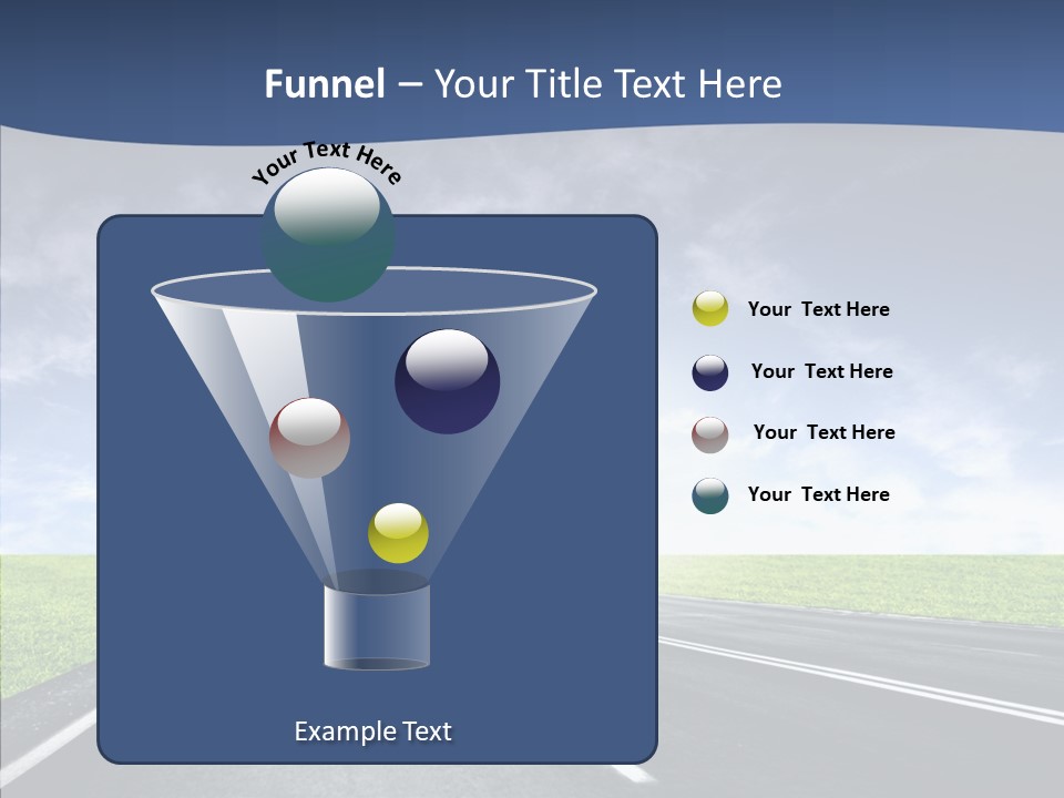 Street Motor Sky PowerPoint Template