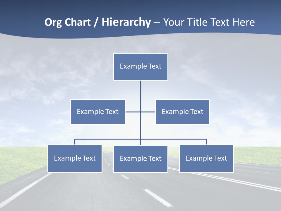 Street Motor Sky PowerPoint Template
