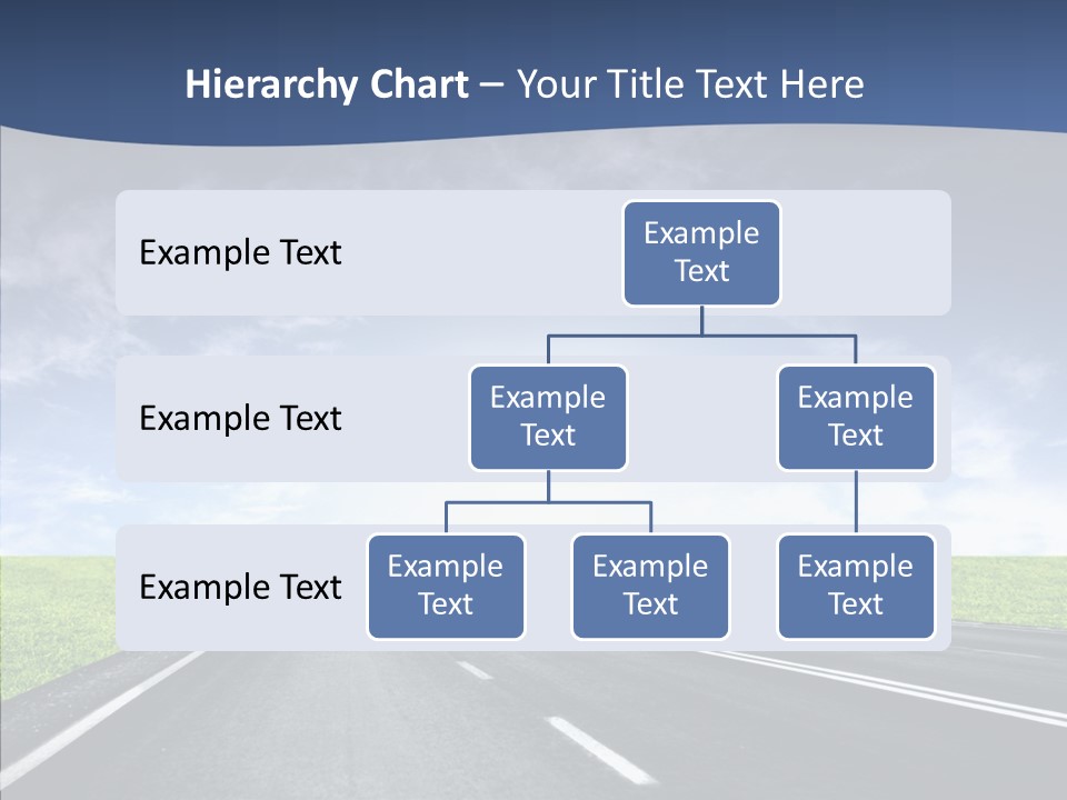 Street Motor Sky PowerPoint Template