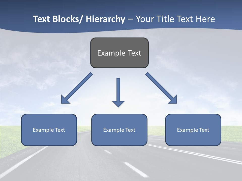 Street Motor Sky PowerPoint Template