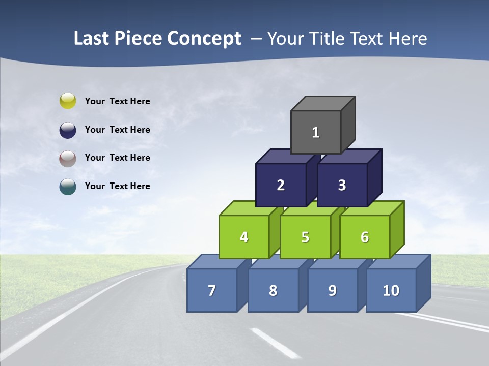 Street Motor Sky PowerPoint Template