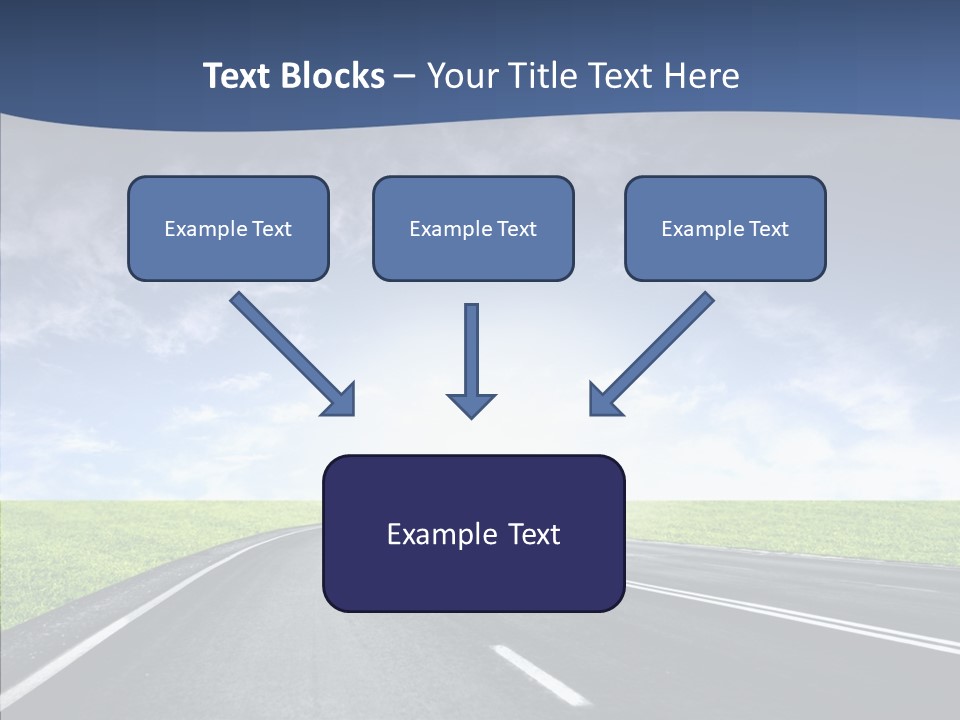 Street Motor Sky PowerPoint Template