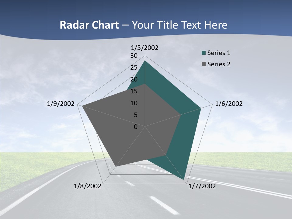 Street Motor Sky PowerPoint Template