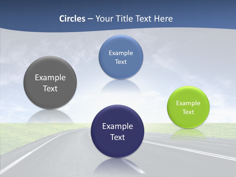 Street Motor Sky PowerPoint Template