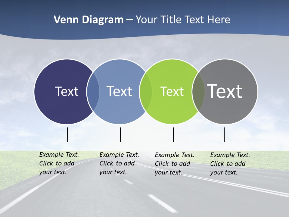 Street Motor Sky PowerPoint Template