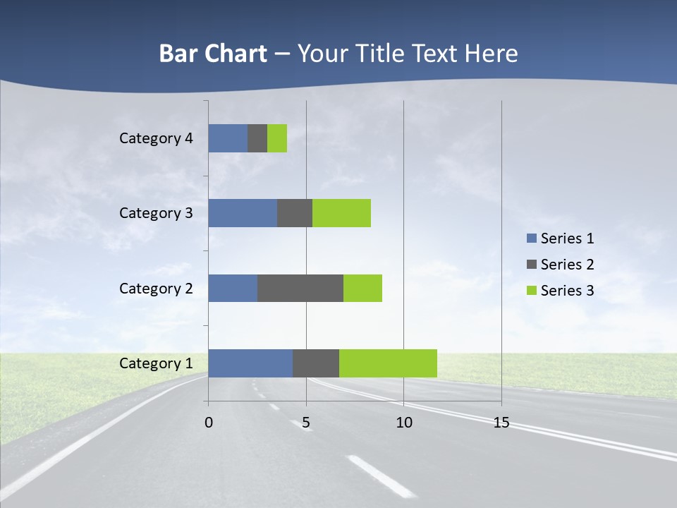 Street Motor Sky PowerPoint Template