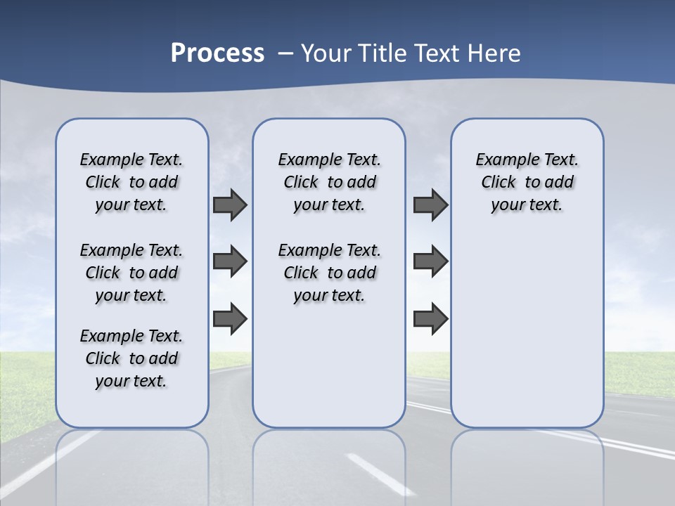 Street Motor Sky PowerPoint Template