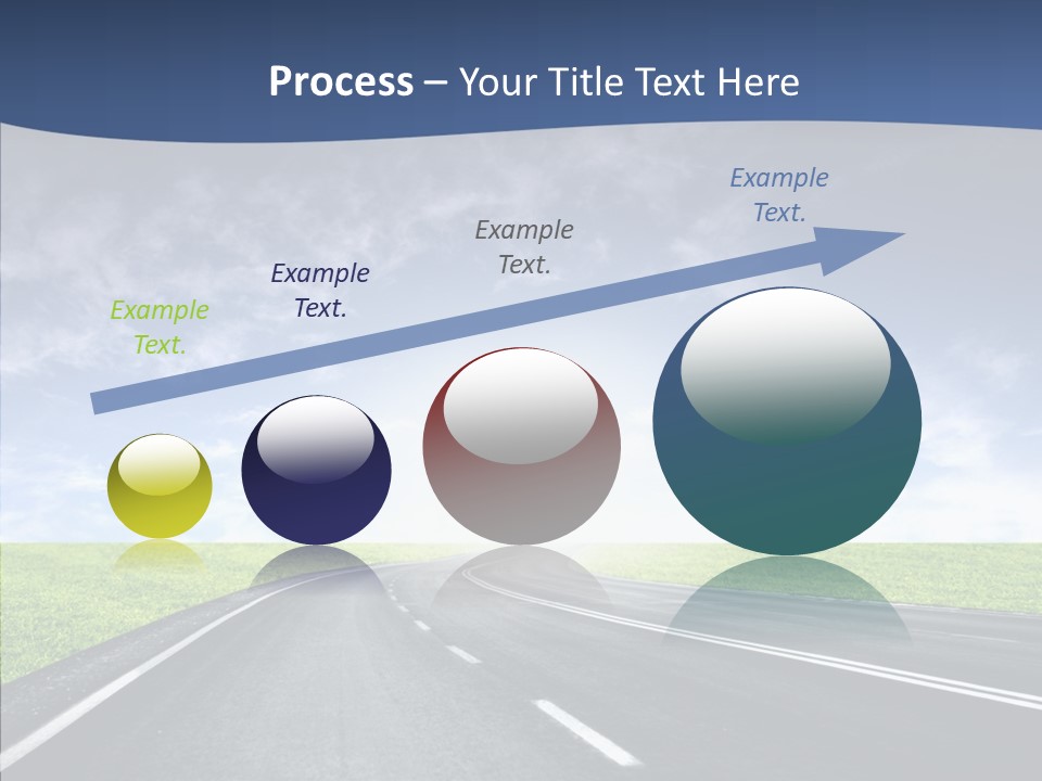 Street Motor Sky PowerPoint Template