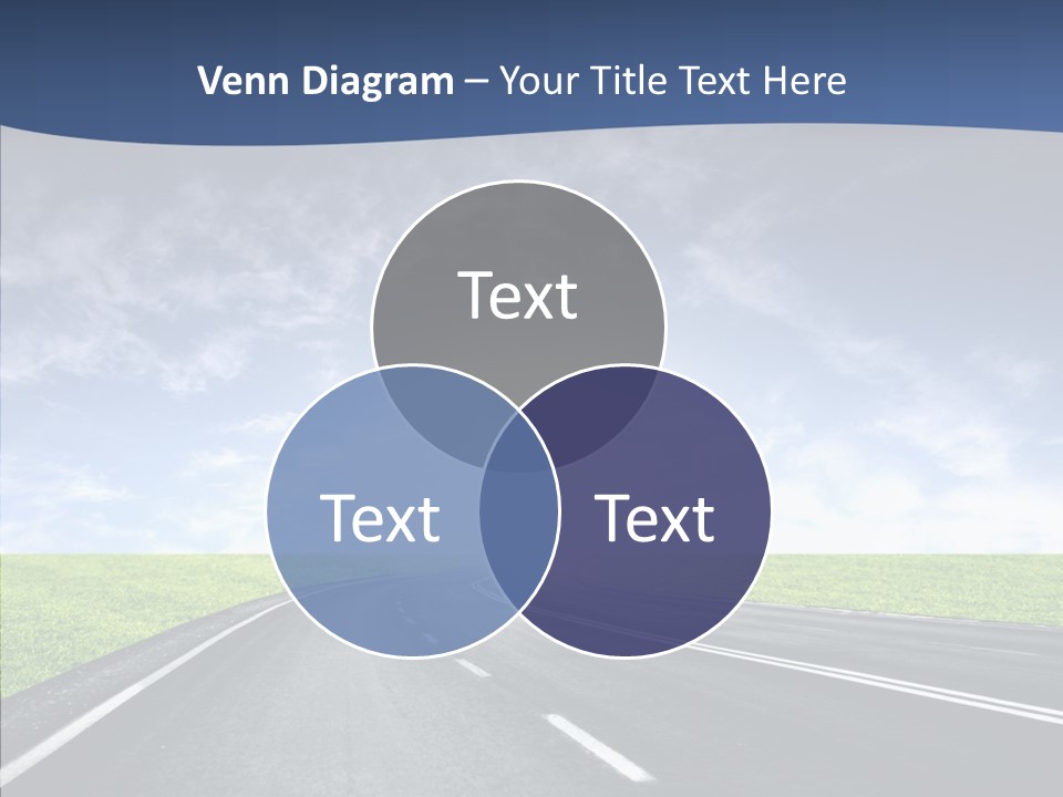 Street Motor Sky PowerPoint Template