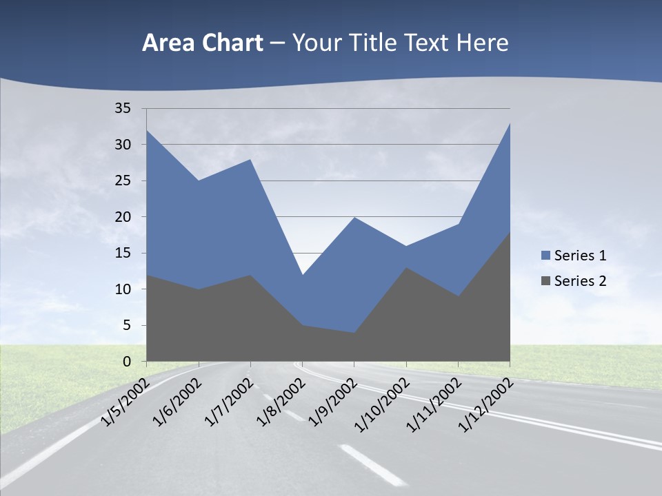 Street Motor Sky PowerPoint Template