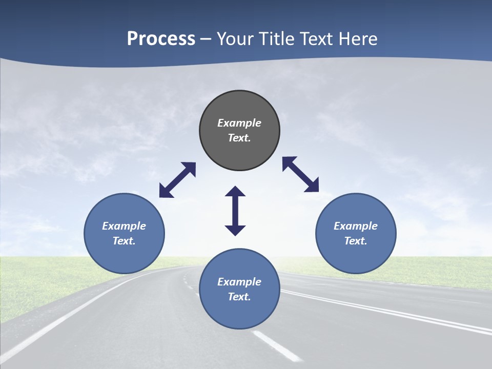 Street Motor Sky PowerPoint Template
