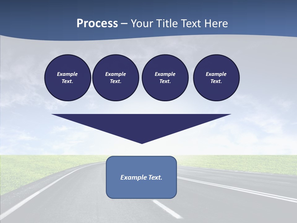 Street Motor Sky PowerPoint Template