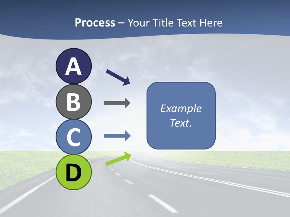 Street Motor Sky PowerPoint Template