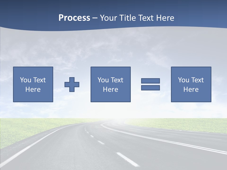 Street Motor Sky PowerPoint Template