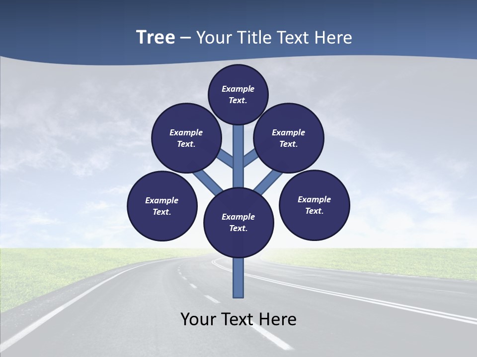 Street Motor Sky PowerPoint Template