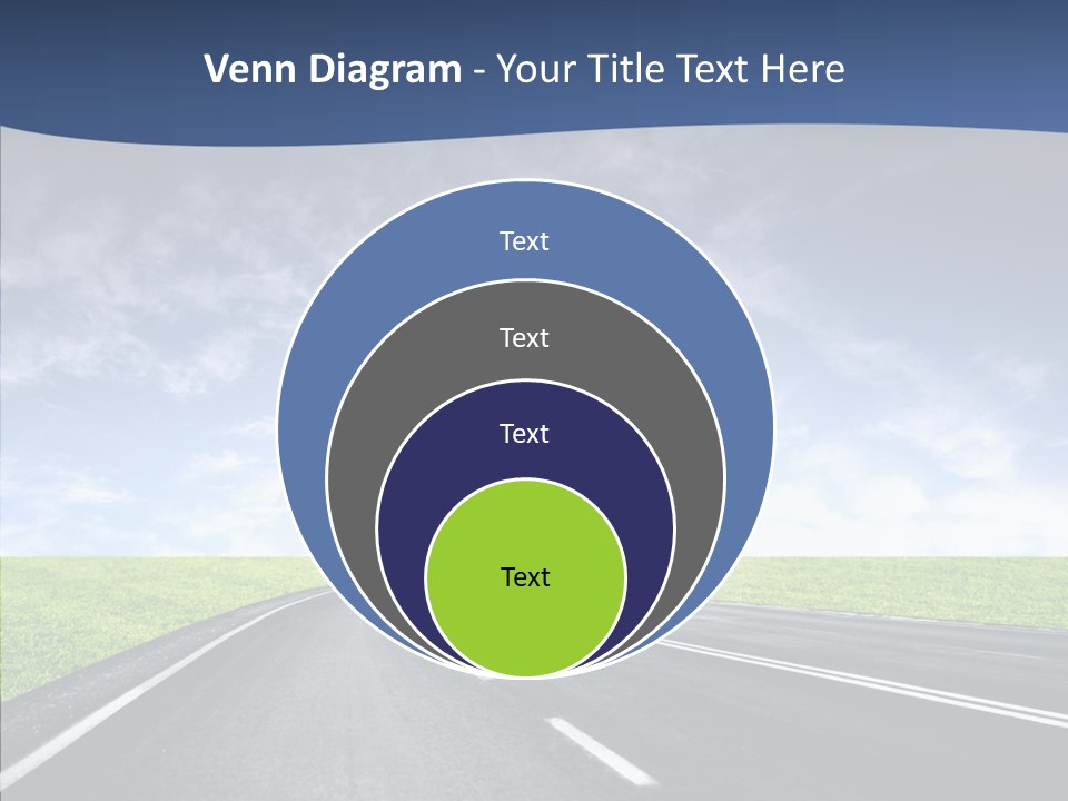 Street Motor Sky PowerPoint Template