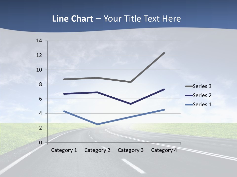 Street Motor Sky PowerPoint Template