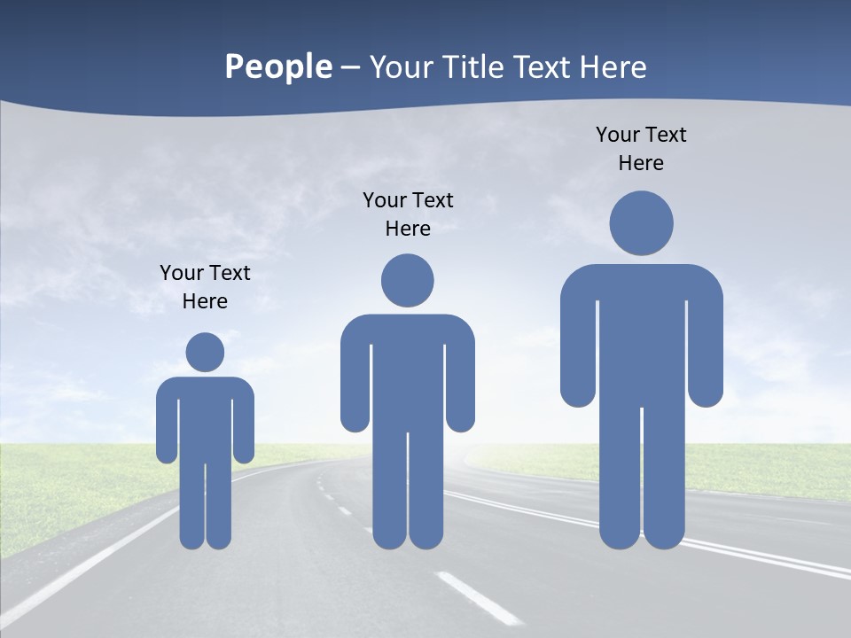 Street Motor Sky PowerPoint Template