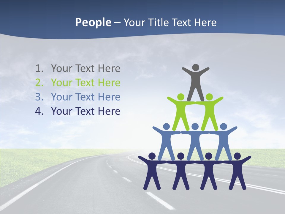 Street Motor Sky PowerPoint Template