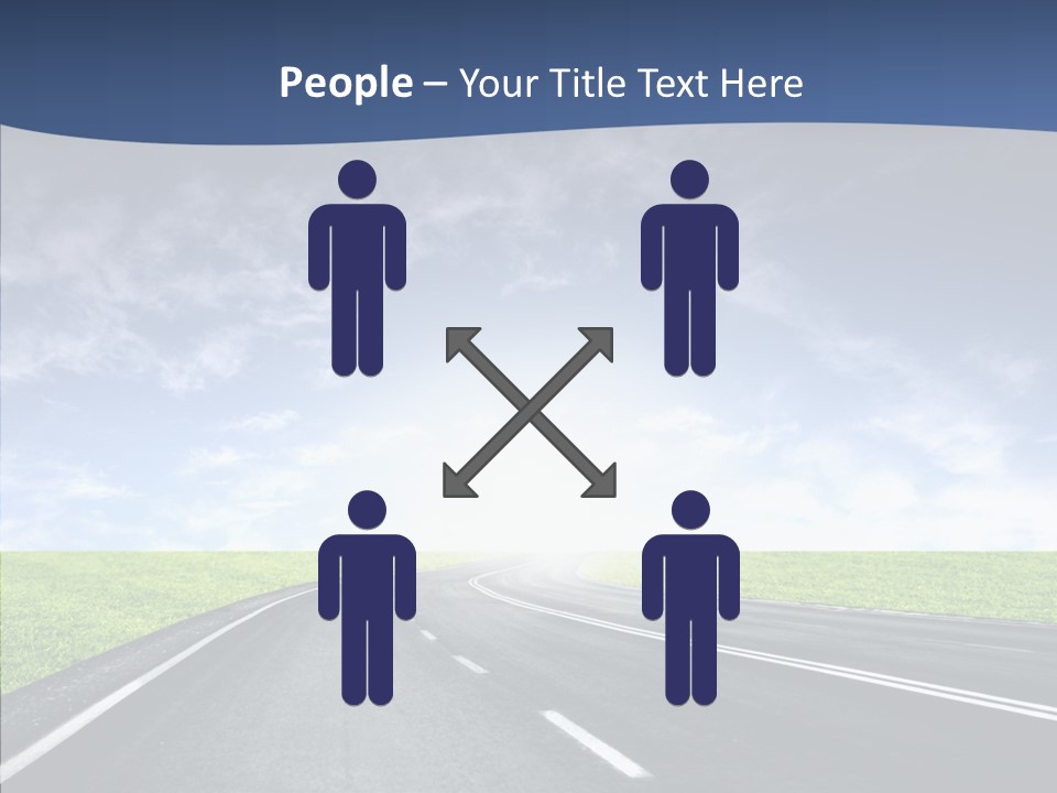 Street Motor Sky PowerPoint Template