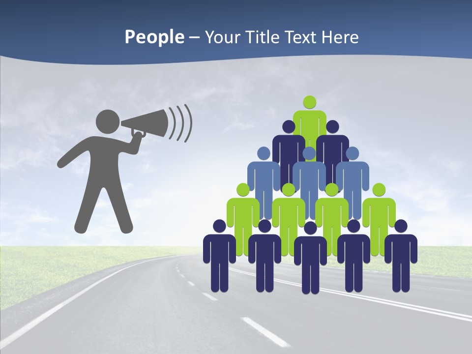 Street Motor Sky PowerPoint Template