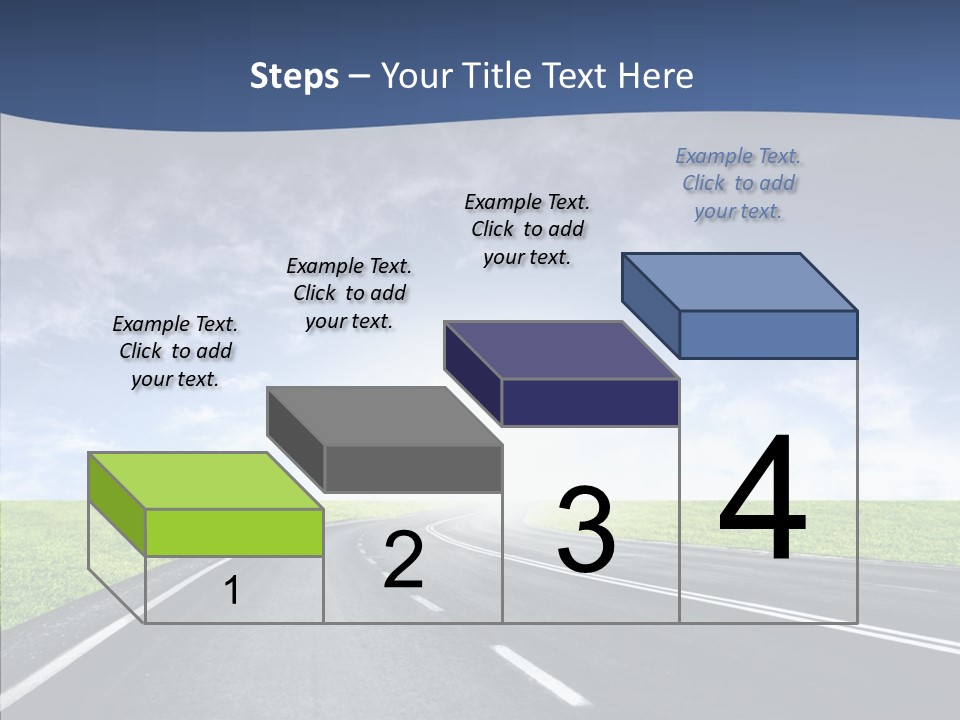 Street Motor Sky PowerPoint Template
