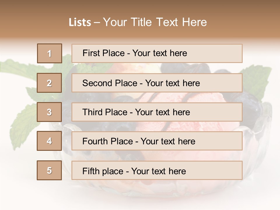 Health Aromatic Closeup PowerPoint Template