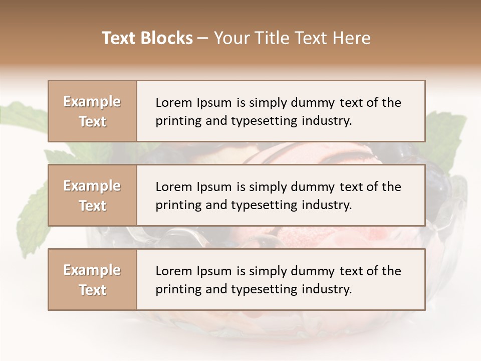 Health Aromatic Closeup PowerPoint Template