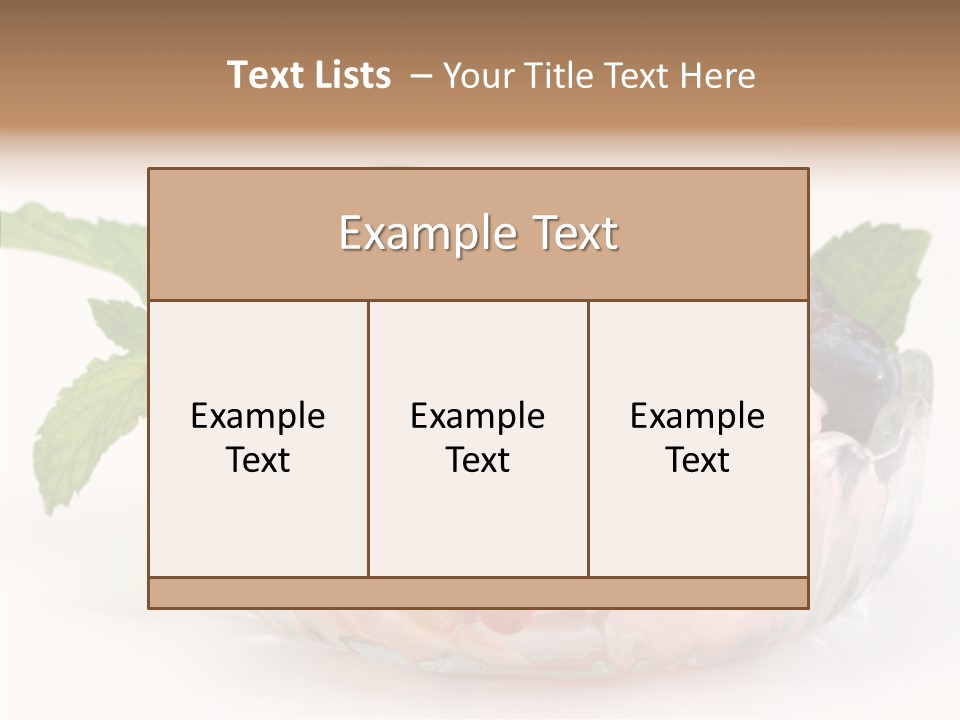 Health Aromatic Closeup PowerPoint Template
