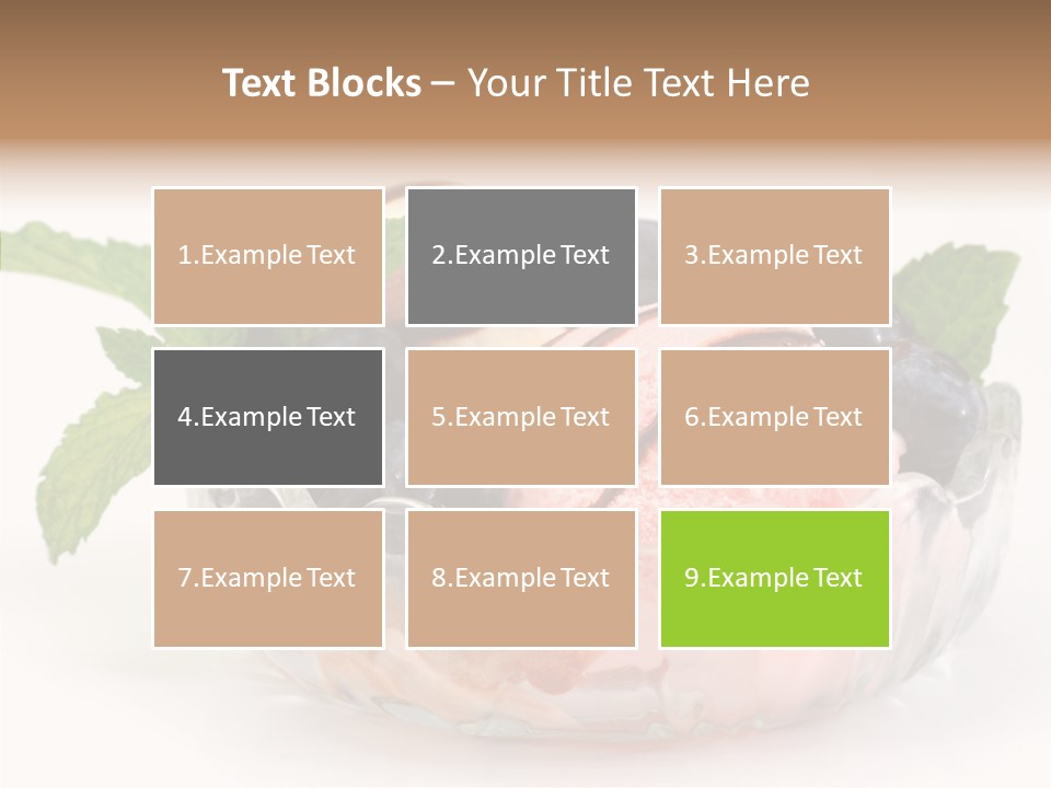 Health Aromatic Closeup PowerPoint Template