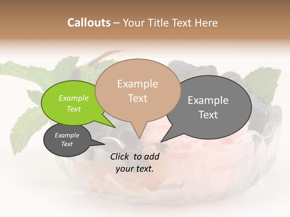 Health Aromatic Closeup PowerPoint Template