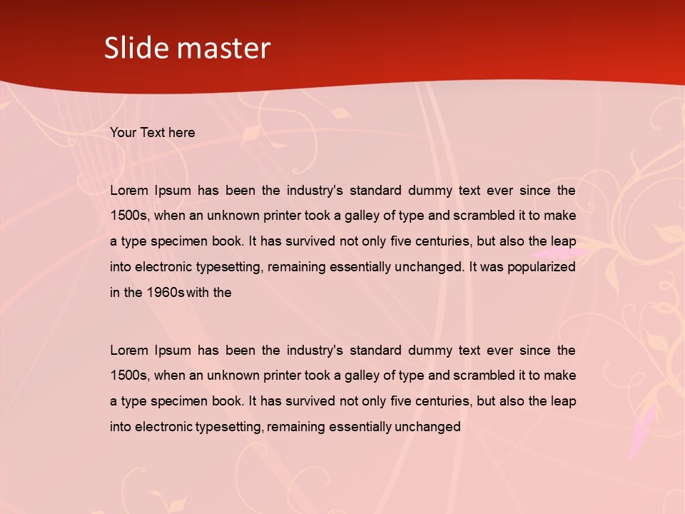 Ornament Design Elements Ornate PowerPoint Template