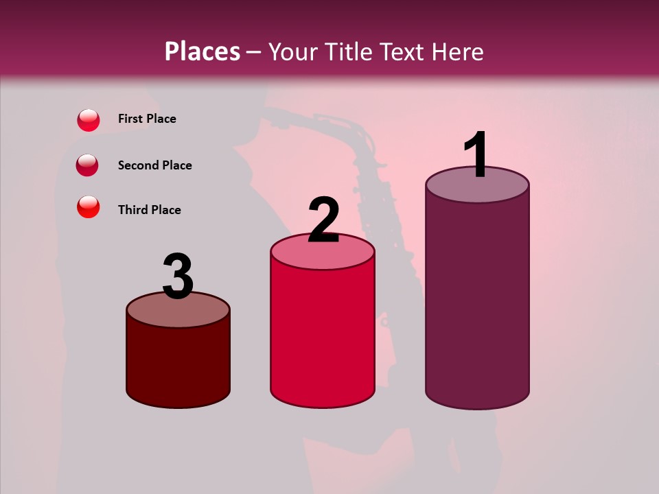 Musical Black Player PowerPoint Template