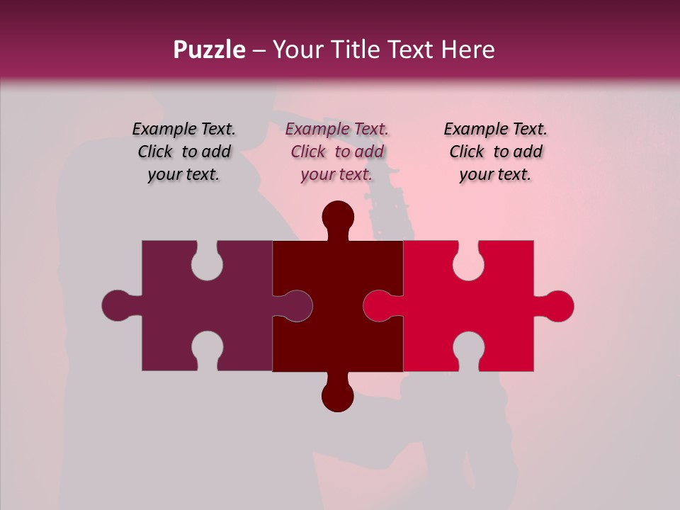 Musical Black Player PowerPoint Template