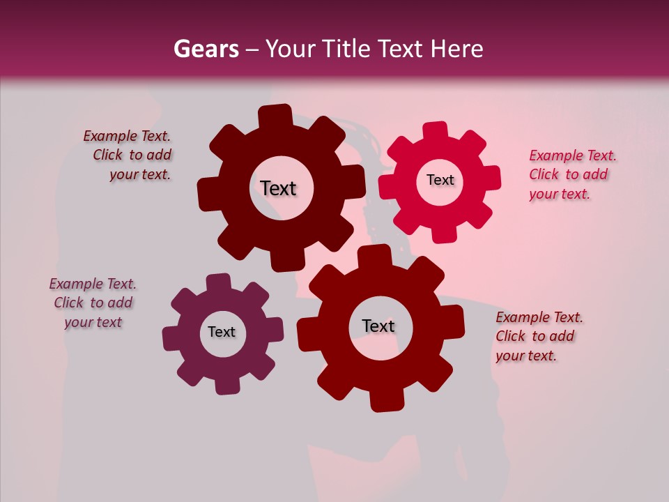 Musical Black Player PowerPoint Template