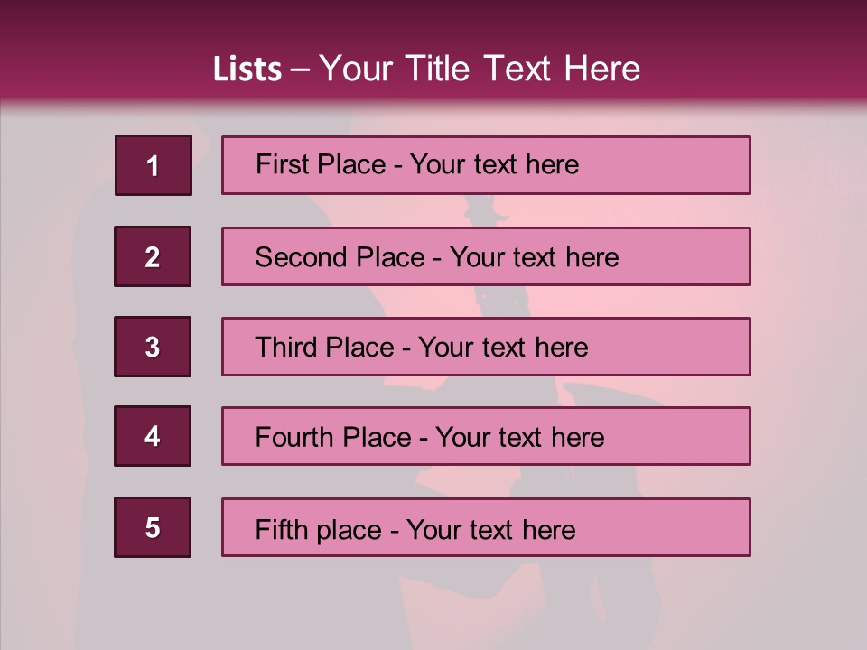 Musical Black Player PowerPoint Template