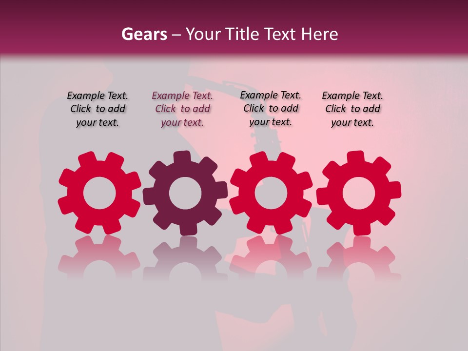 Musical Black Player PowerPoint Template