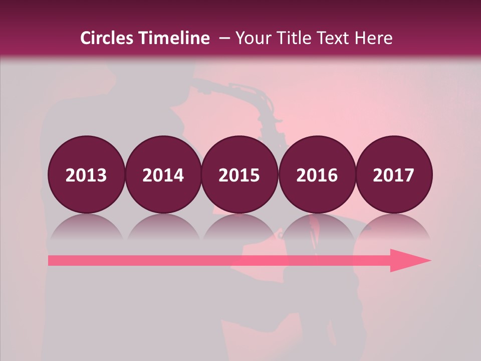 Musical Black Player PowerPoint Template