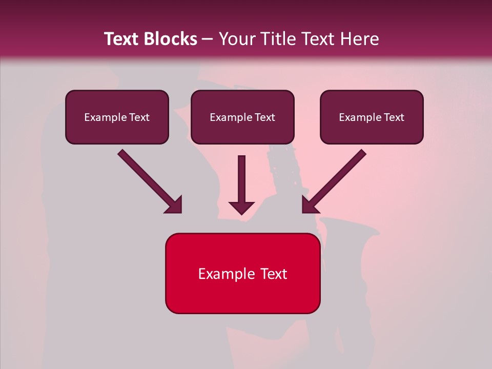 Musical Black Player PowerPoint Template